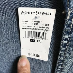 Ashley Stewart Jackets & Coats - Ashley Stewart Blue Denim Vest Size 26 NWTS Ashley Stewart Jackets & Coats - Ashley Stewart Blue Denim Vest Size 26 NWTS